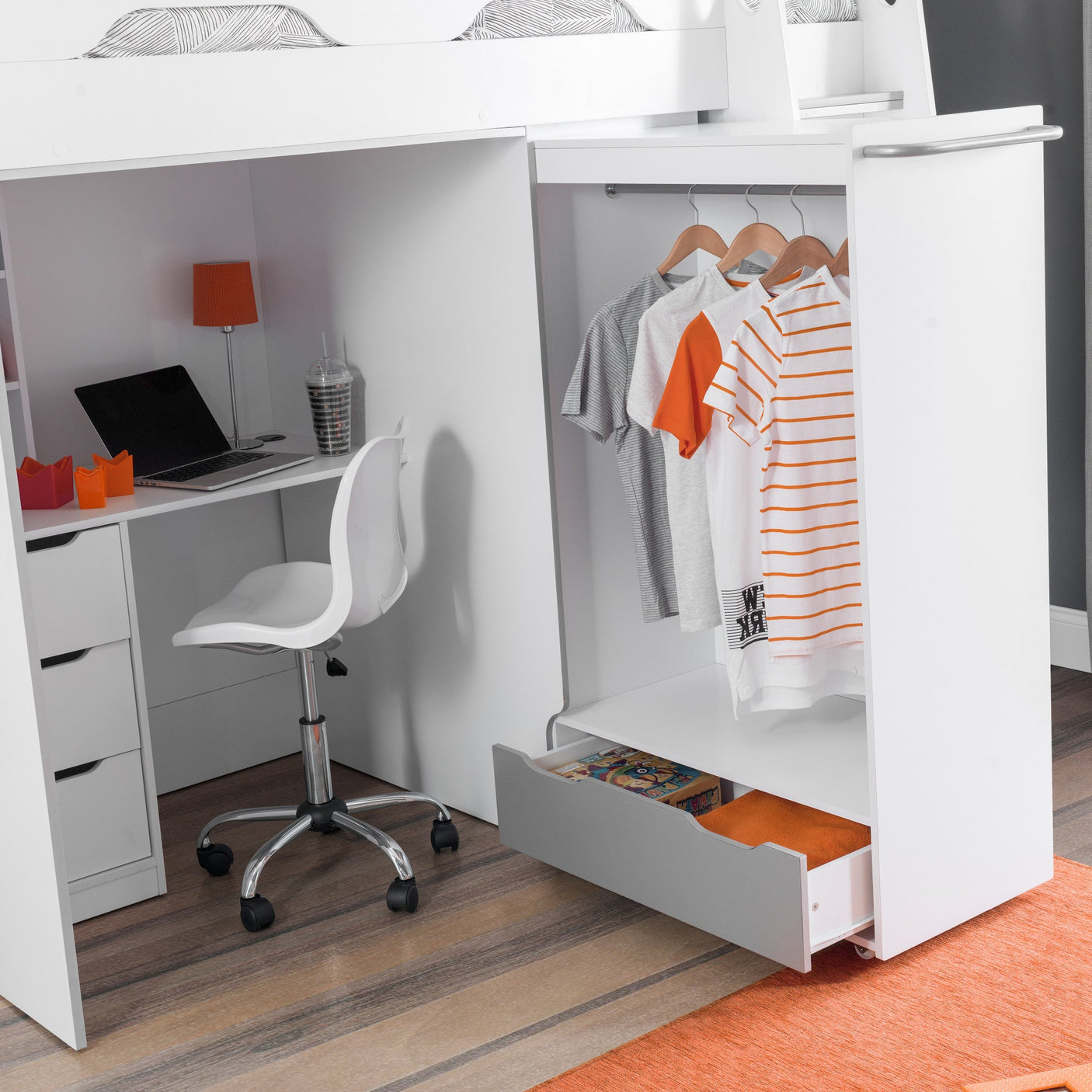 Pegasus Highsleeper - Grey - PEG006