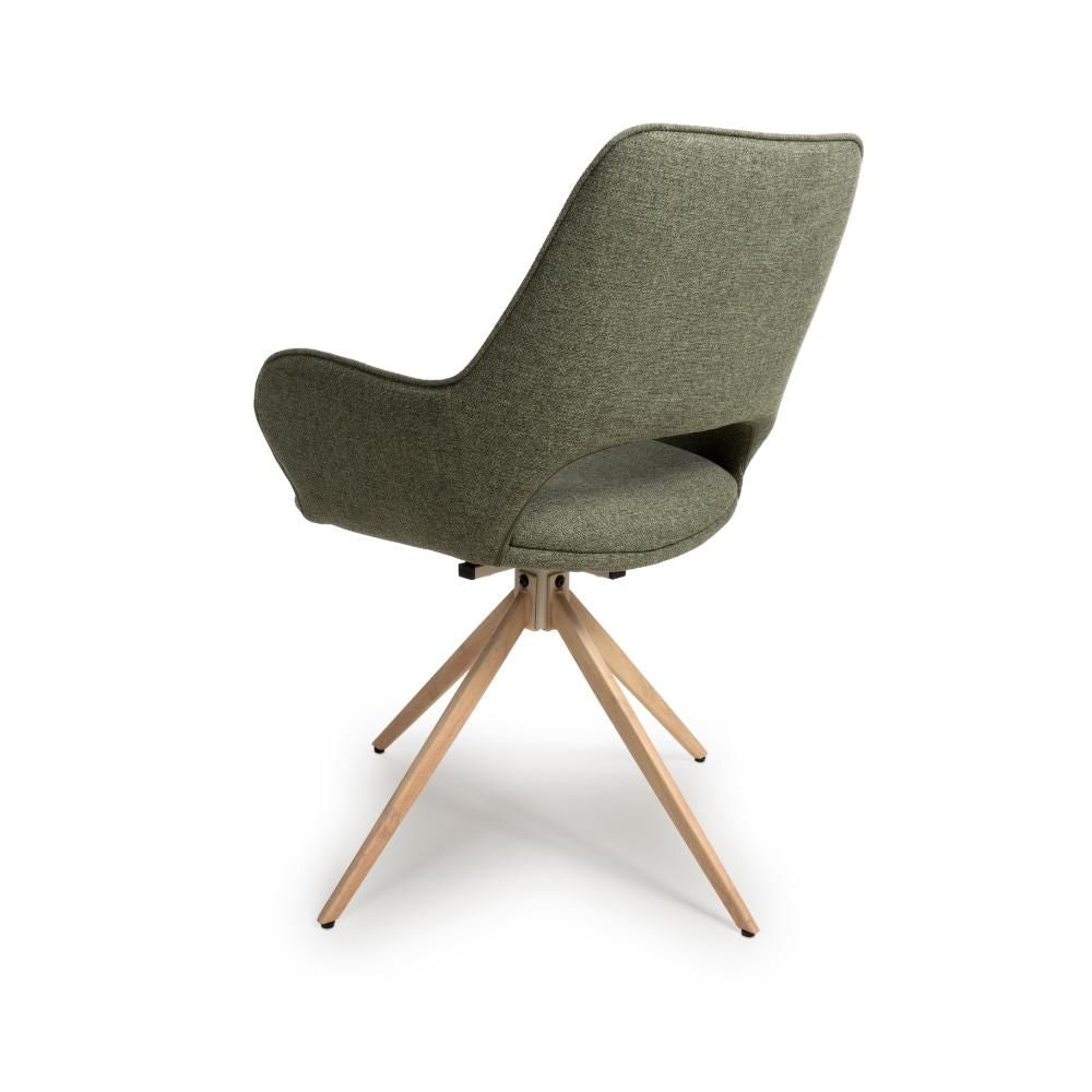 Perth Swivel Chair - Sage (Sold in 2's) - Image 2