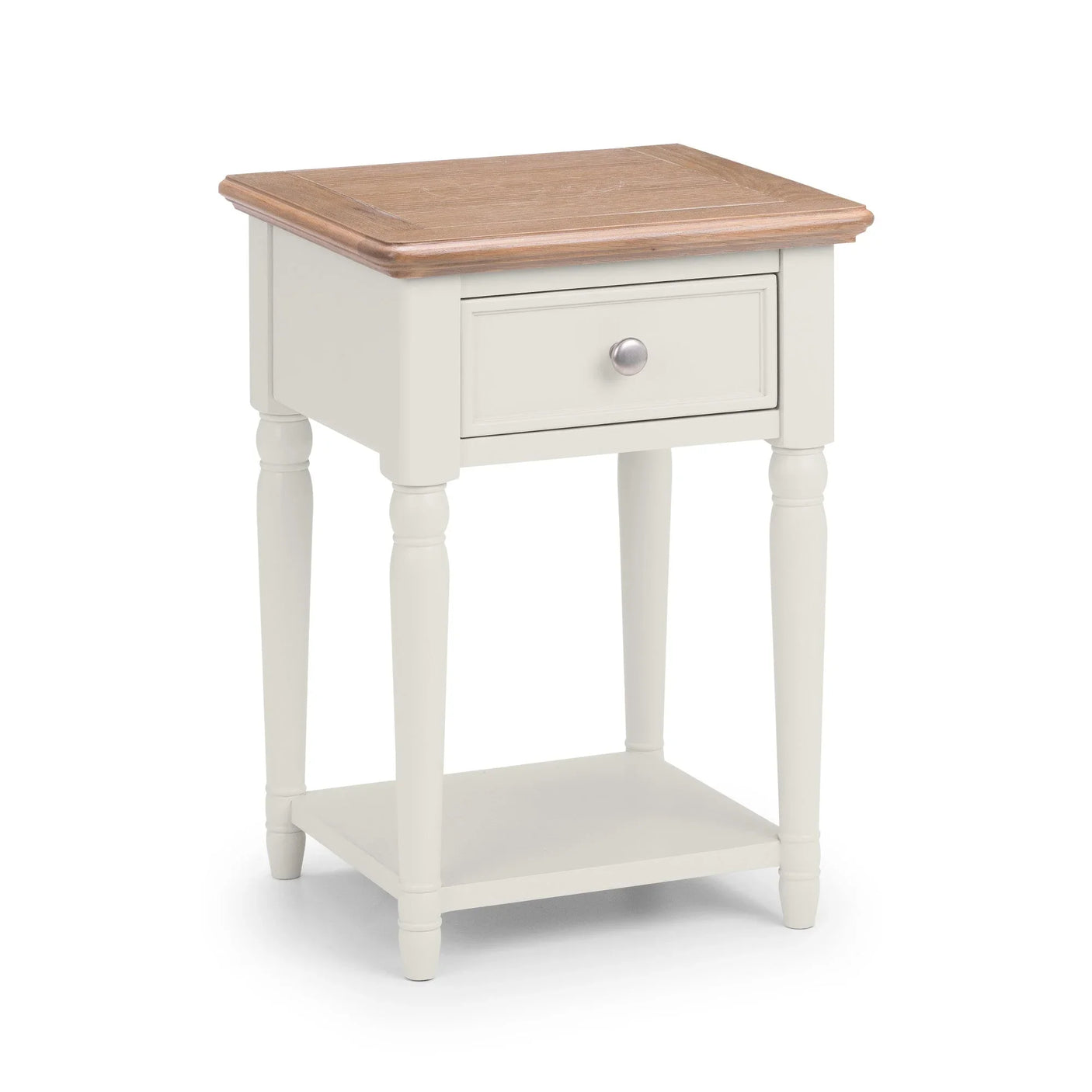 Provence 1 Drawer Lamp Table - Light Brown - PRO104