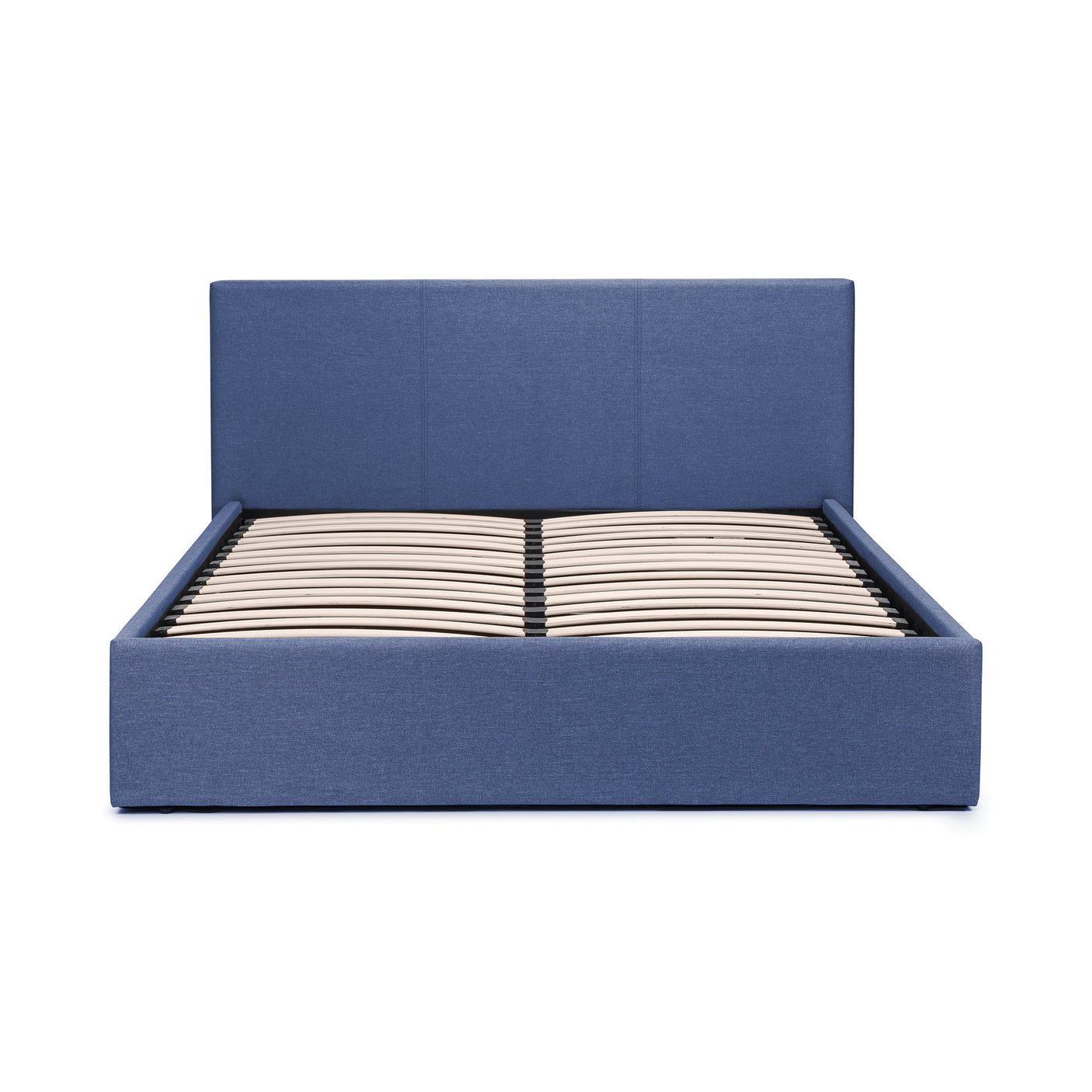 Rialto Ottoman Lift-Up Storage Bed - Light Grey / Double - RIA301