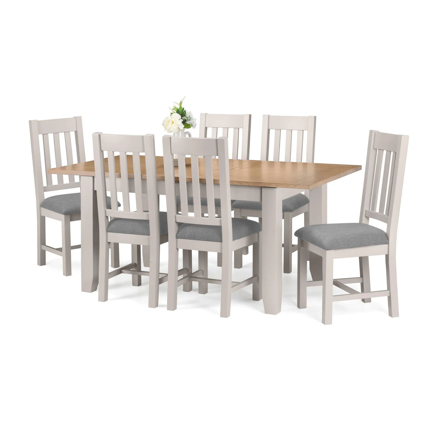 Richmond Extending Dining Table - Grey - RIC201
