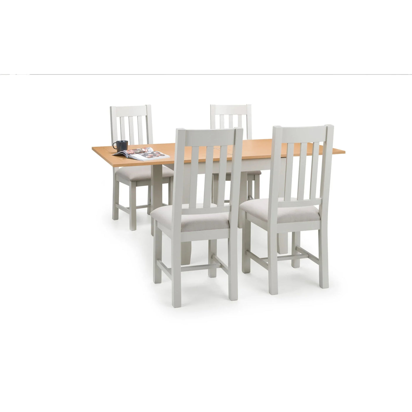 Richmond Flip-Top Dining Table - Grey - RIC215