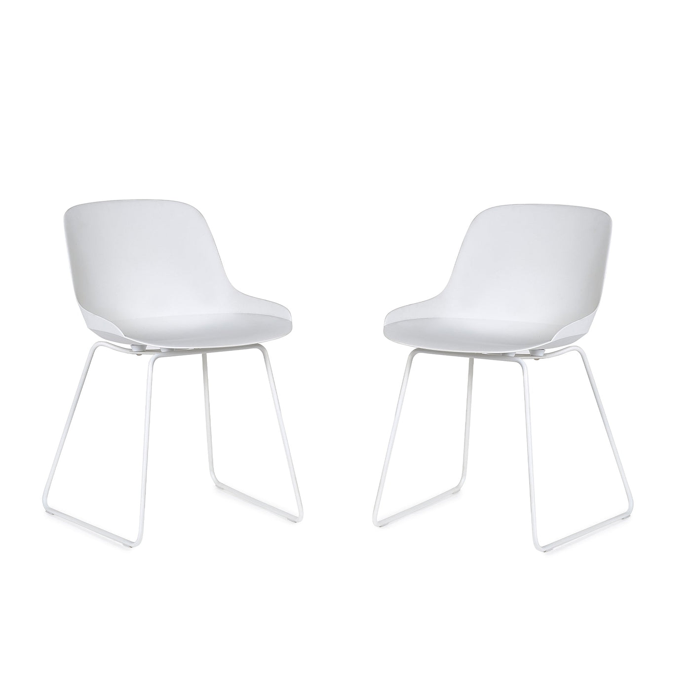 Rocco Dining Chair (Set of 2) - White - ROC311