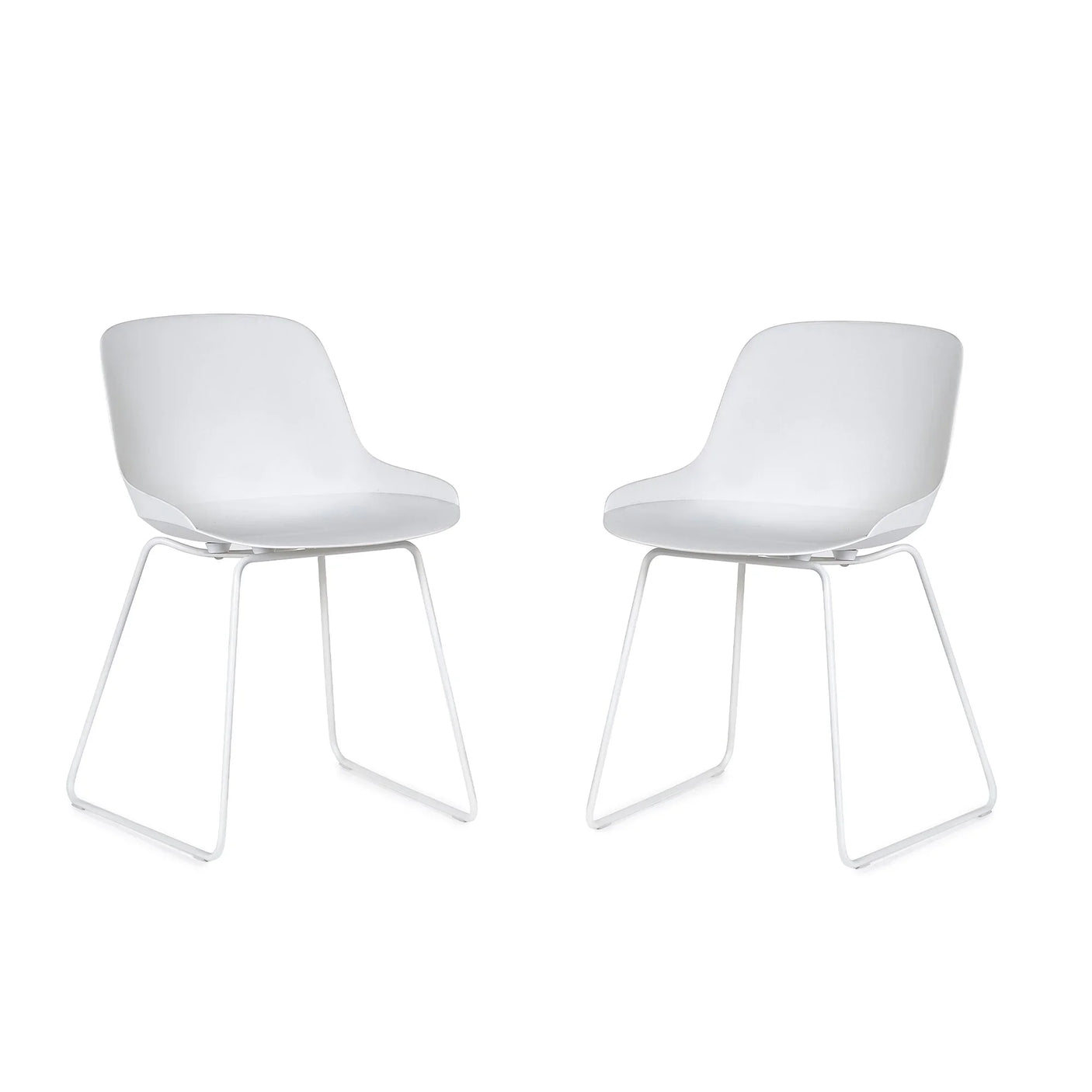 Rocco Dining Chair (Set of 2) - White - ROC311