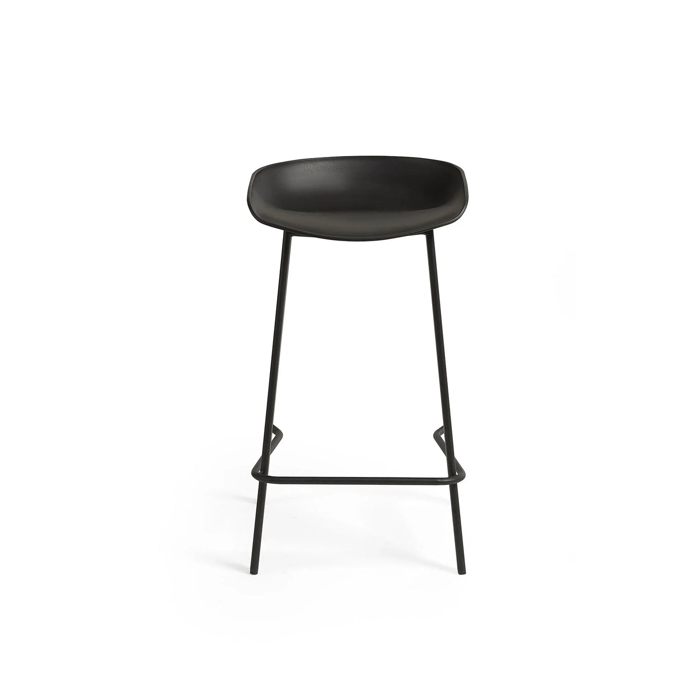 Renzo Bar Stool (Set of 2) - Black - REN012
