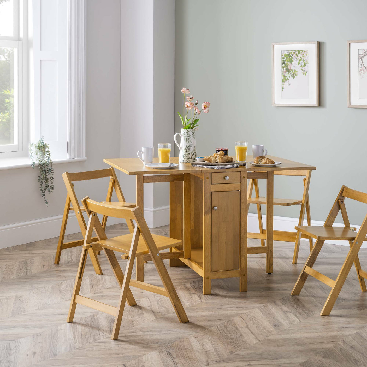 Savoy Dining Set - Light Brown - SAV101