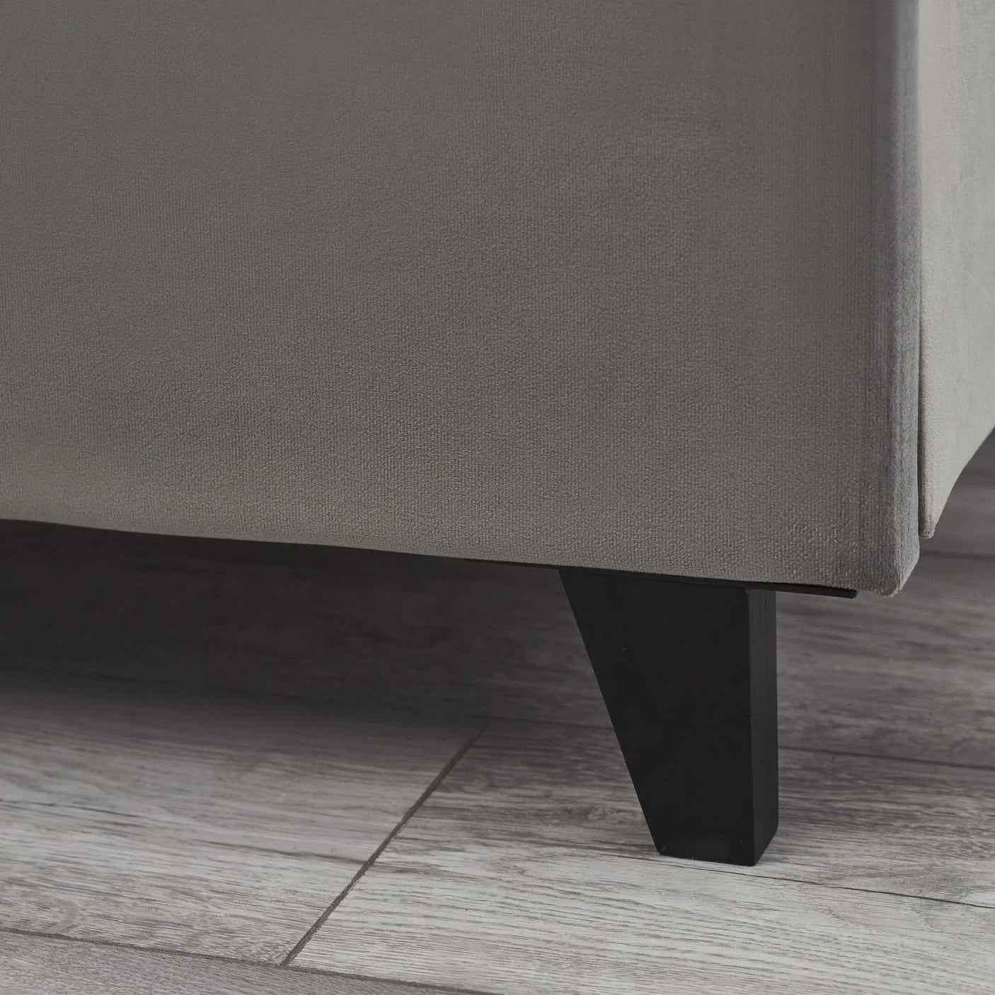 Shoreditch High Headboard Bed - Grey / Double - SHO203