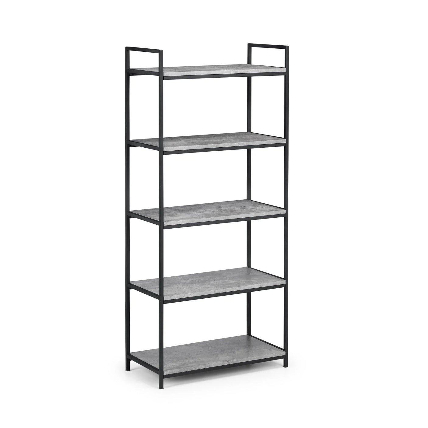 Staten Tall Concrete Bookcase - Grey - STA103