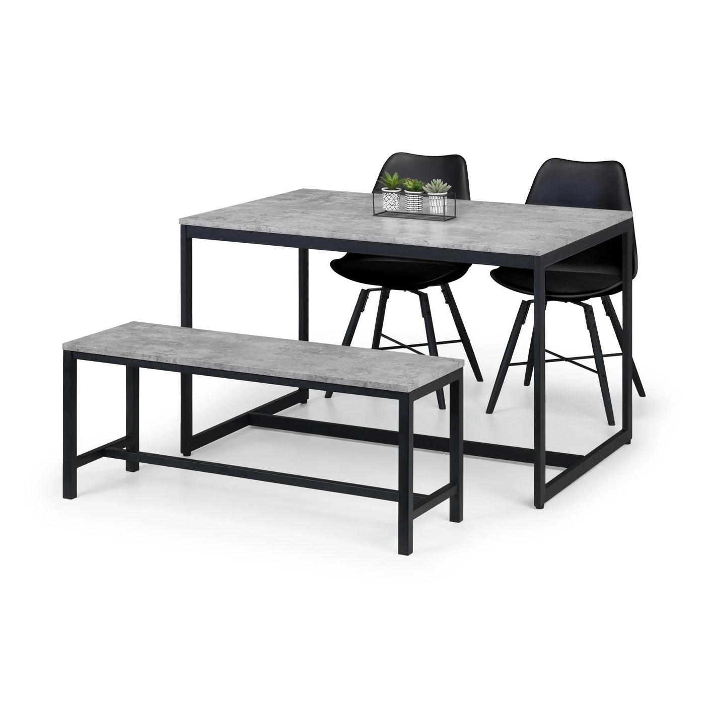 Staten Concrete Dining Table - Grey - STA106