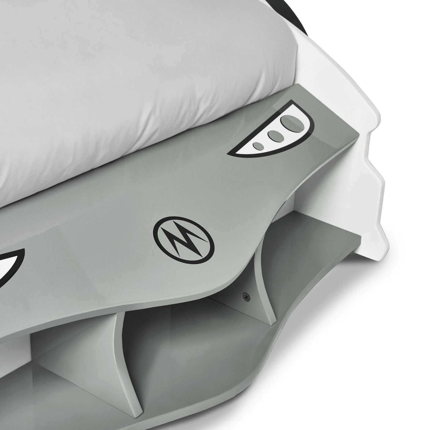 Storm Racer Car Bed - White - STO001