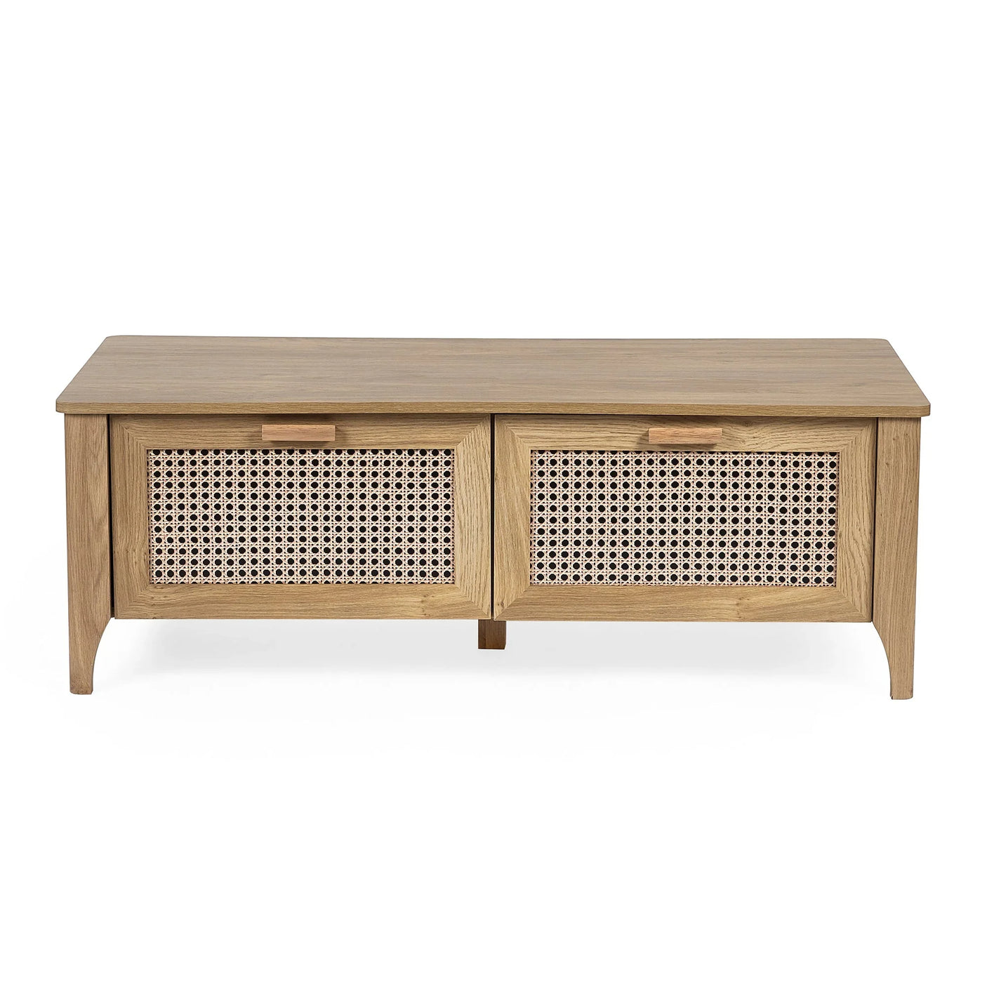 Sydney 2 Drawer Coffee Table - Light Brown - SYD009