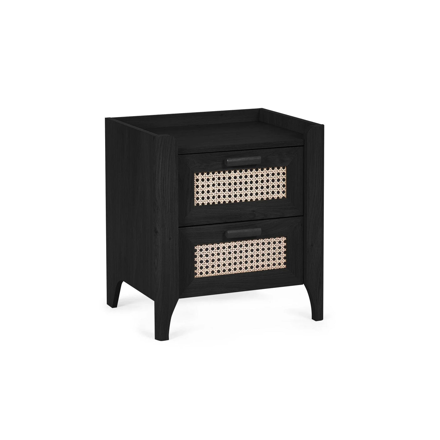 Sydney 2 Drawer Bedside - Light Brown - SYD001