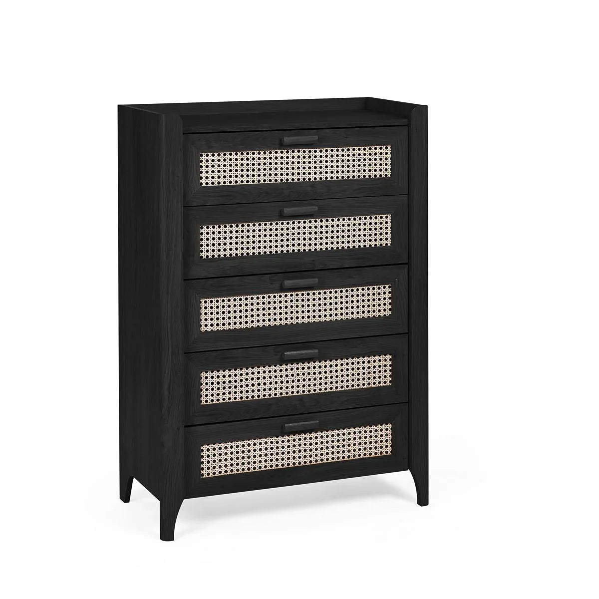 Sydney 5 Drawer Chest - Black Ash