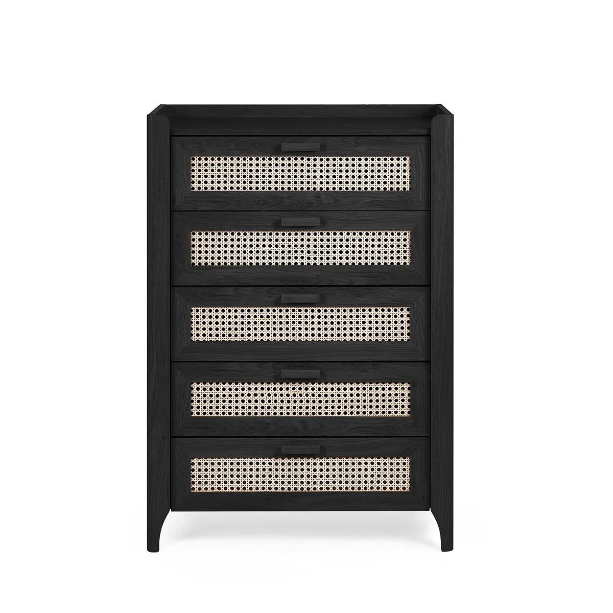Sydney 5 Drawer Chest - Black Ash
