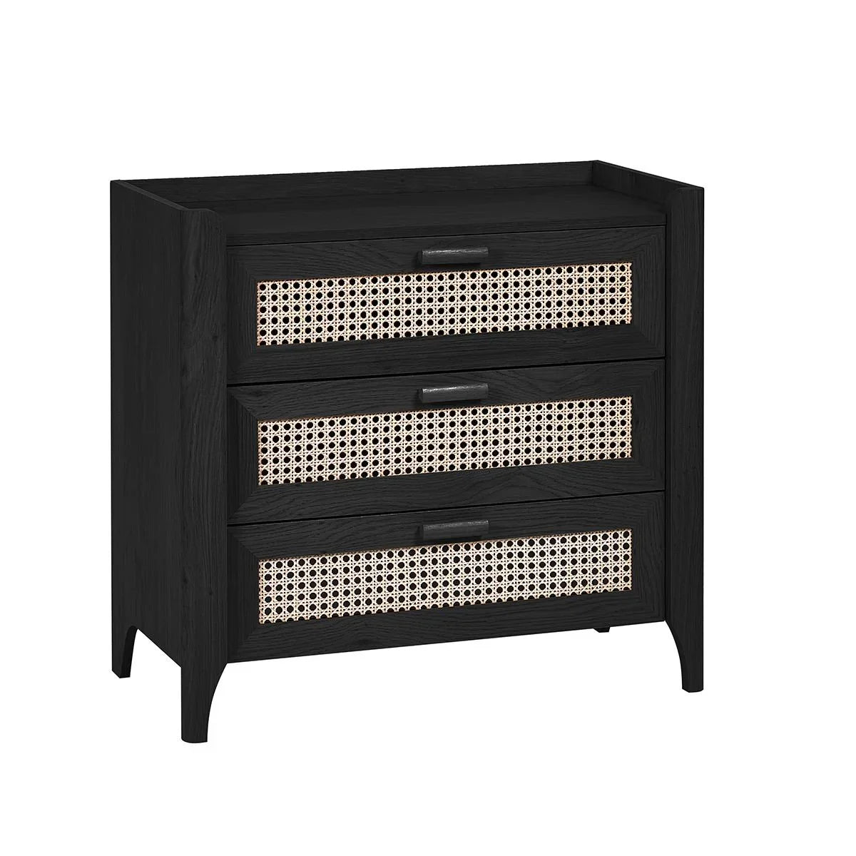 Sydney 3 Drawer Chest - Black Ash
