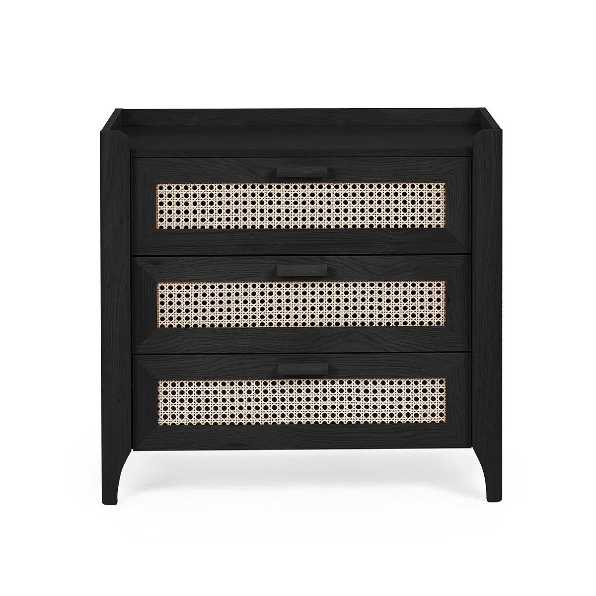 Sydney 3 Drawer Chest - Black Ash