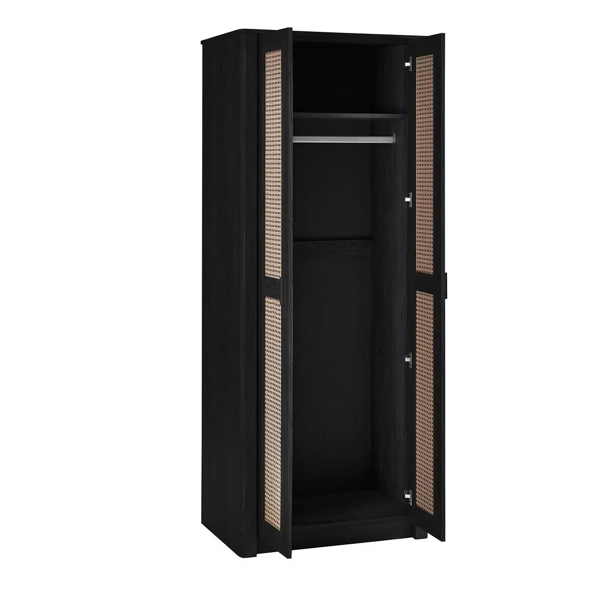 Sydney 2 Door Wardrobe - Black Ash