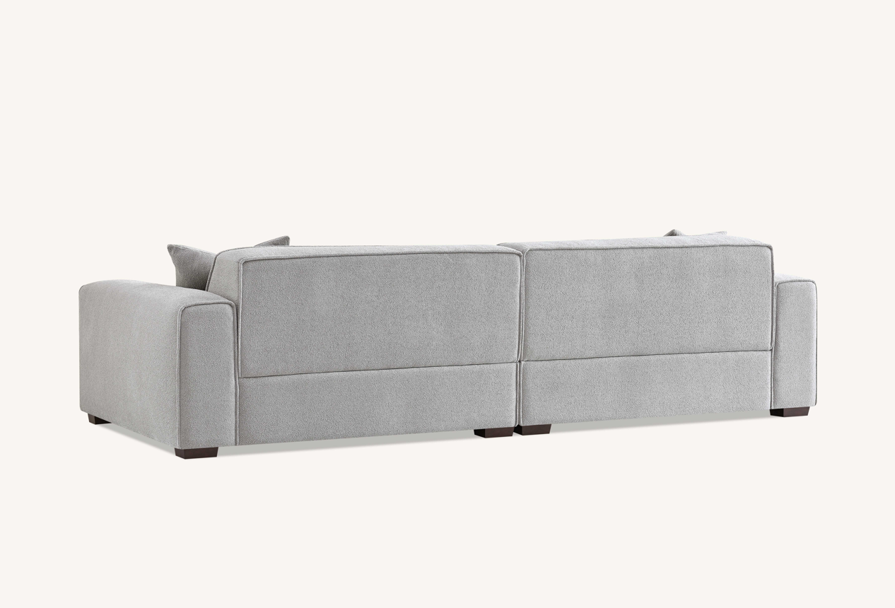 Aluxo Dakota Sofa Range in Pebble Boucle