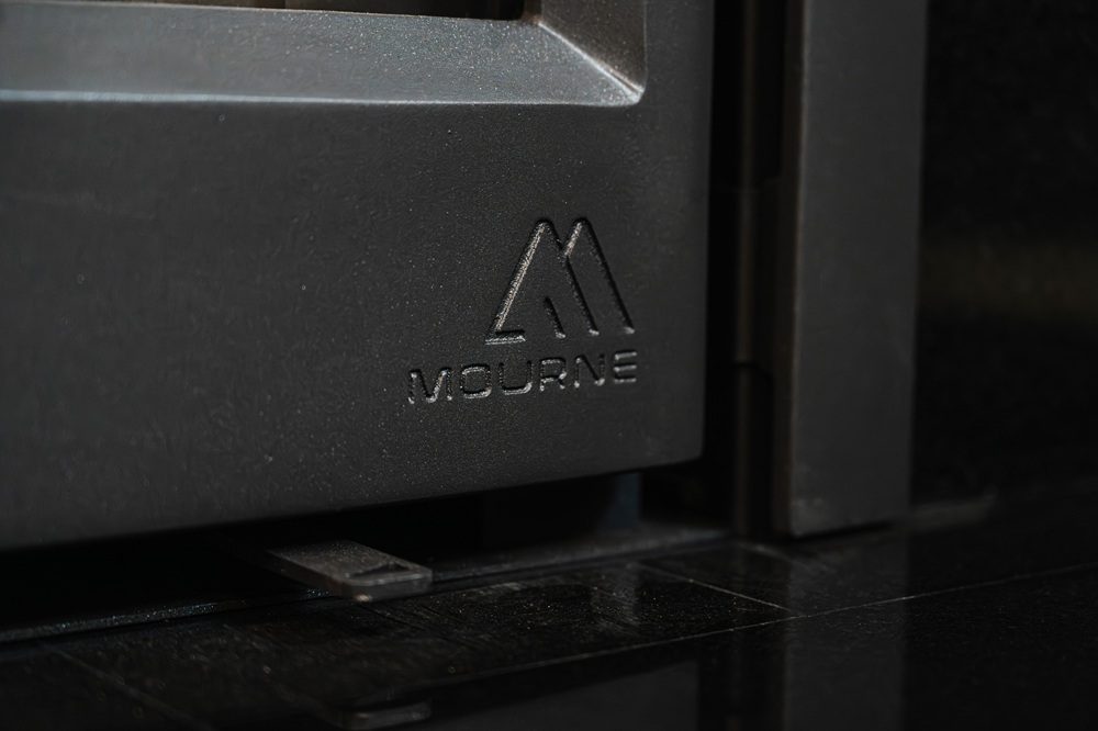 Mourne Summit Inset 400 stove showing integrated air controls and sleek design
