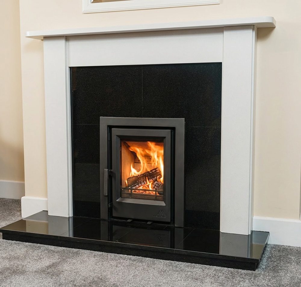 Mourne Summit Inset 400 Stove with 3 sided frame | Home Centre Direct UK