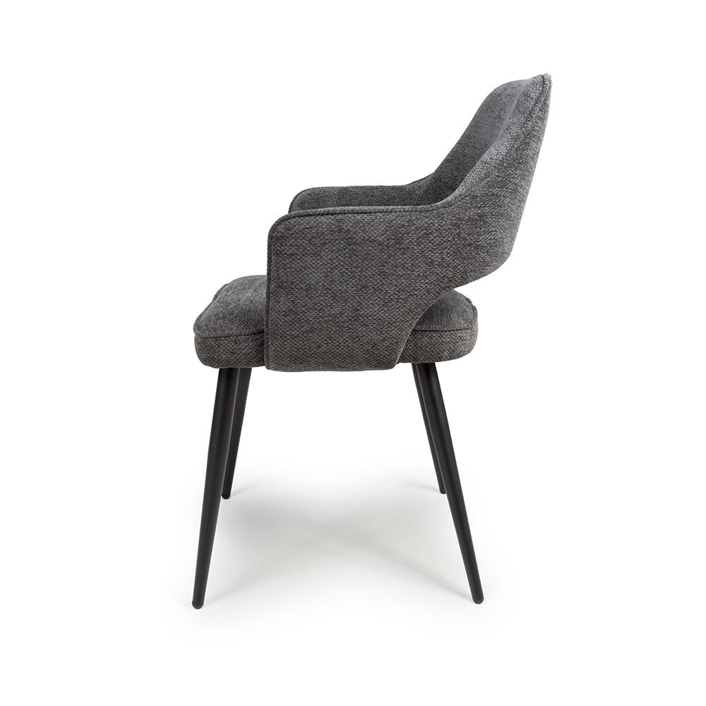 Ted Chair - Dark Grey (Sold in 2's) - Image 3