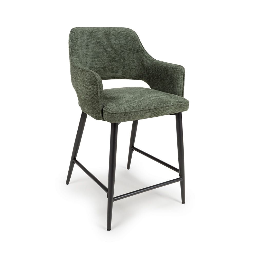 Ted Counter Chair - Green (Sold in 2's) - Image 2