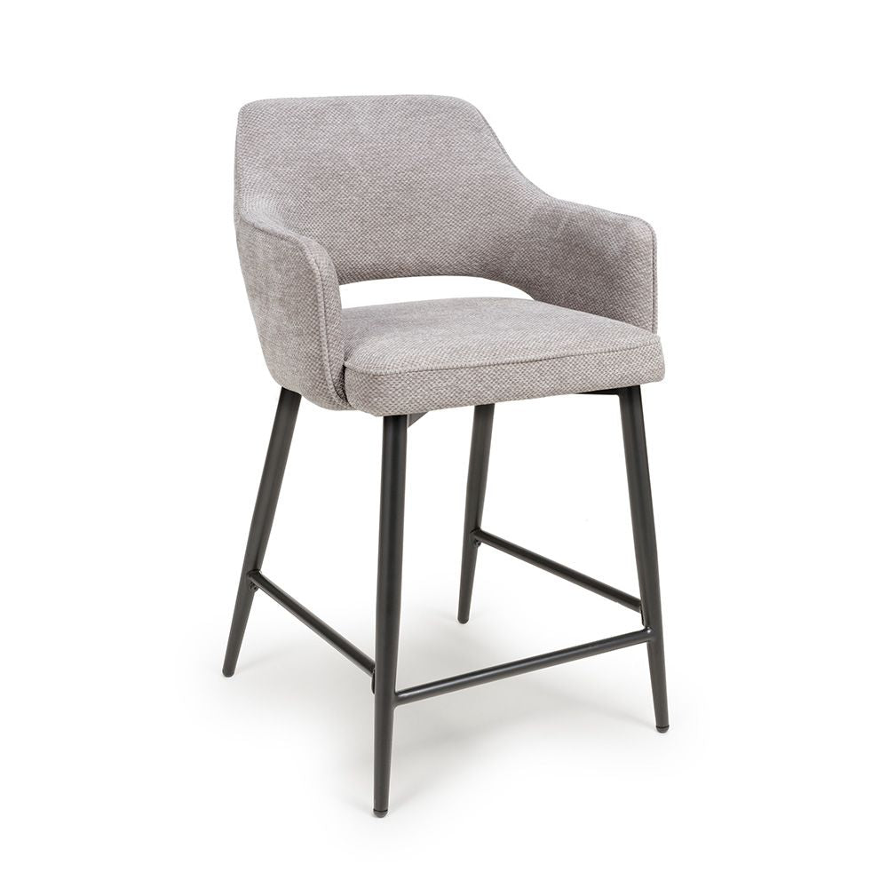 Ted Counter Chair - Pewter (Sold in 2's) - Image 2