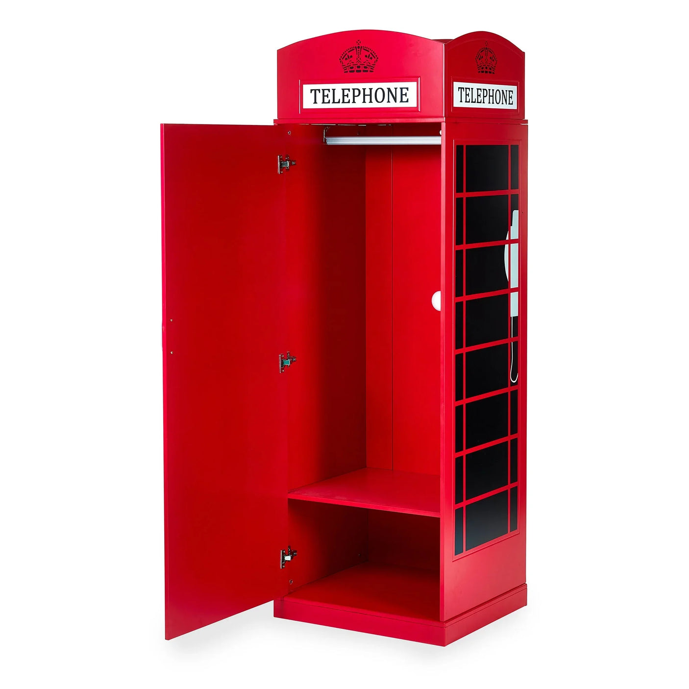 Telephone Box Wardrobe - Red - TEL001