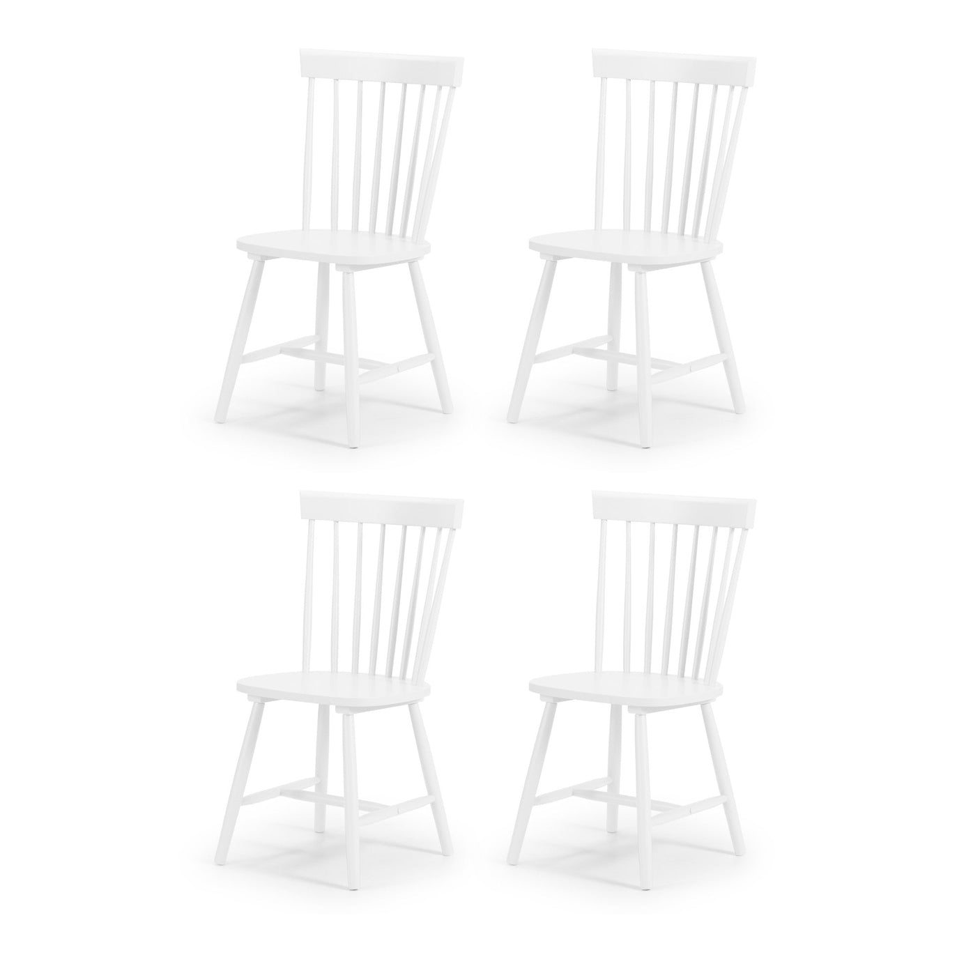 Torino Dining Chair (Set of 4) - Black - TOR010