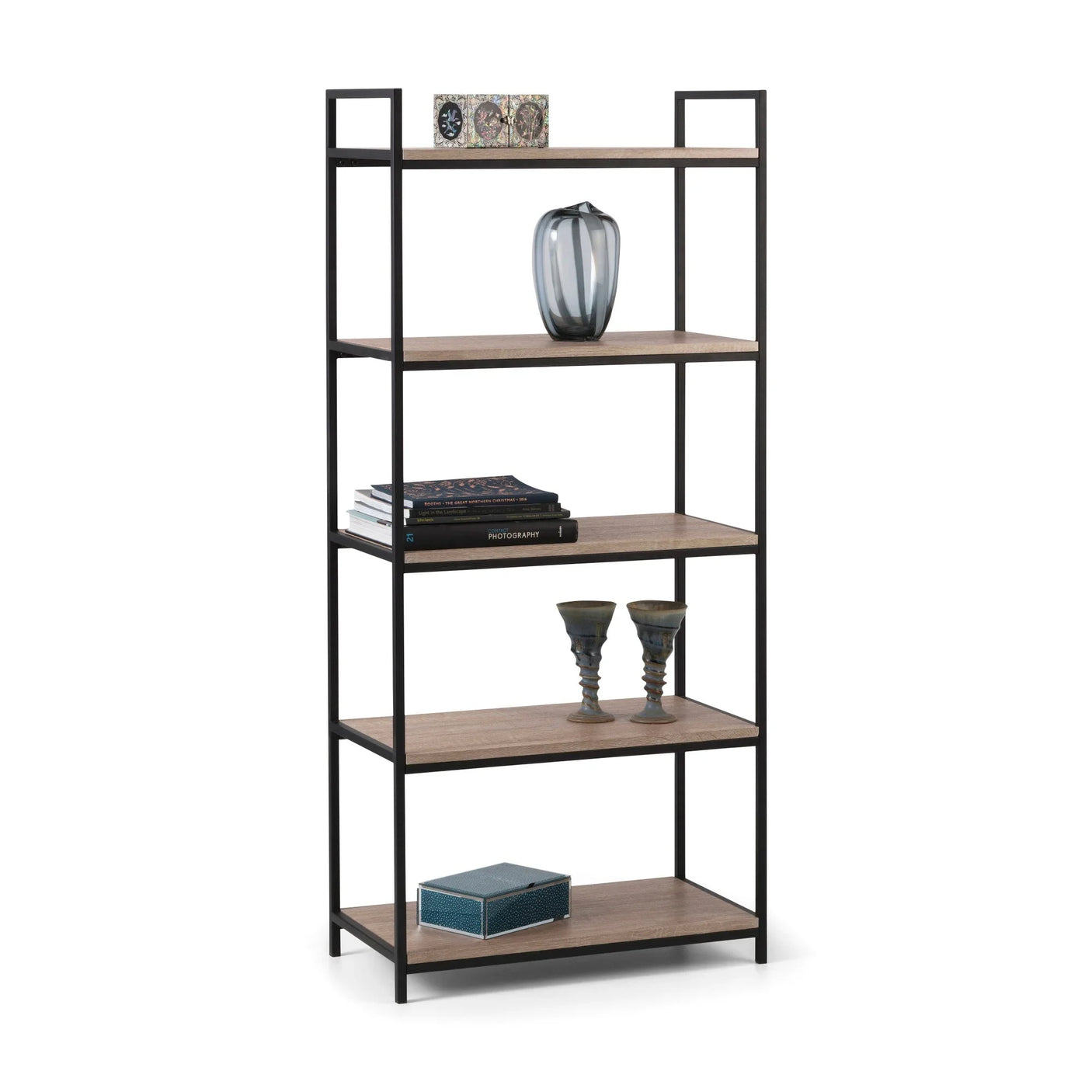Tribeca Tall Bookcase - Dark Brown - TRI505