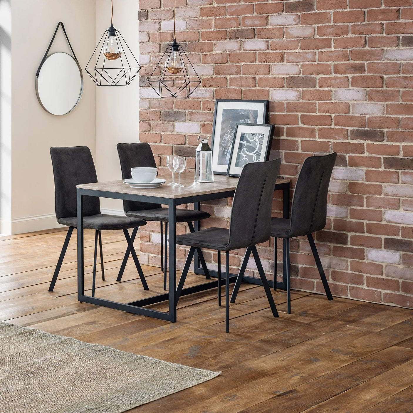 Tribeca Dining Table - Light Brown - TRI206