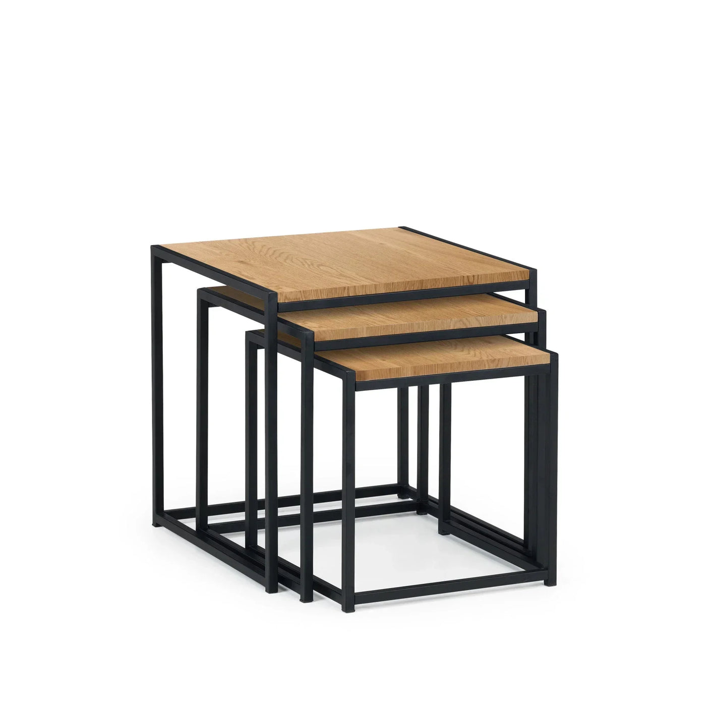 Tribeca Nest Of 3 Tables - Dark Brown - TRI501