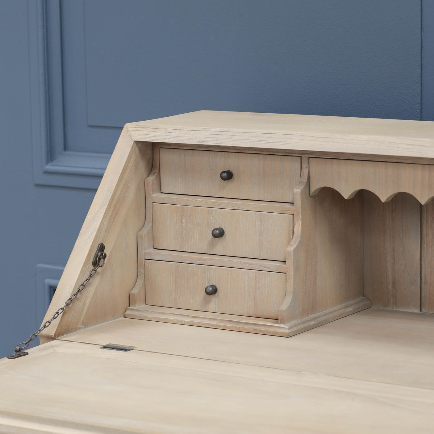 Rustic Wooden Bureau Desk