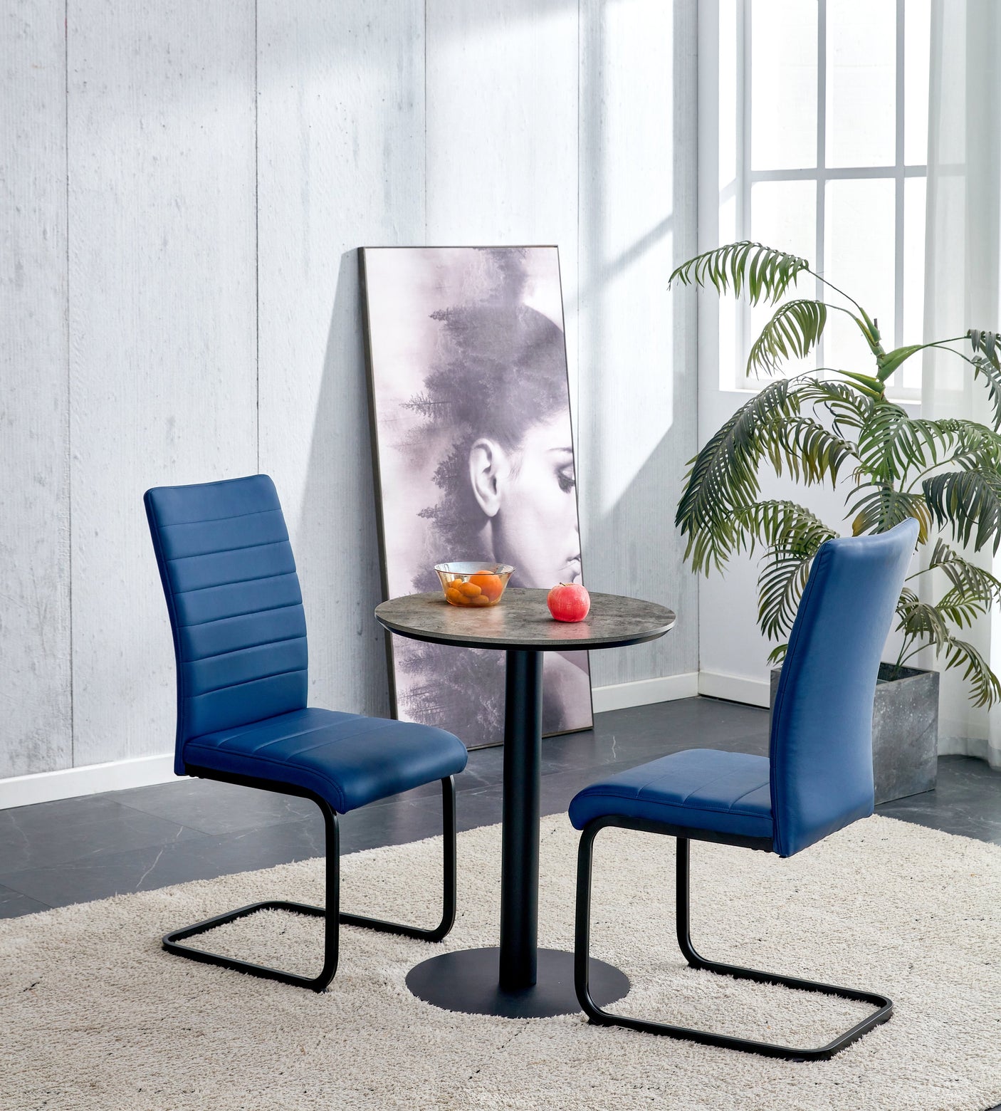 Tapas Round Table Grey