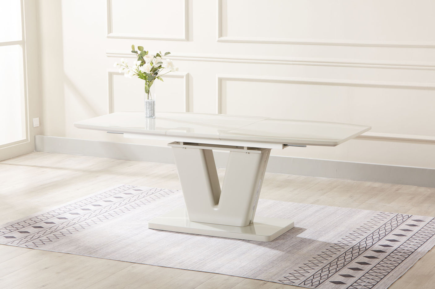 Vicenza Extension Table (light grey)