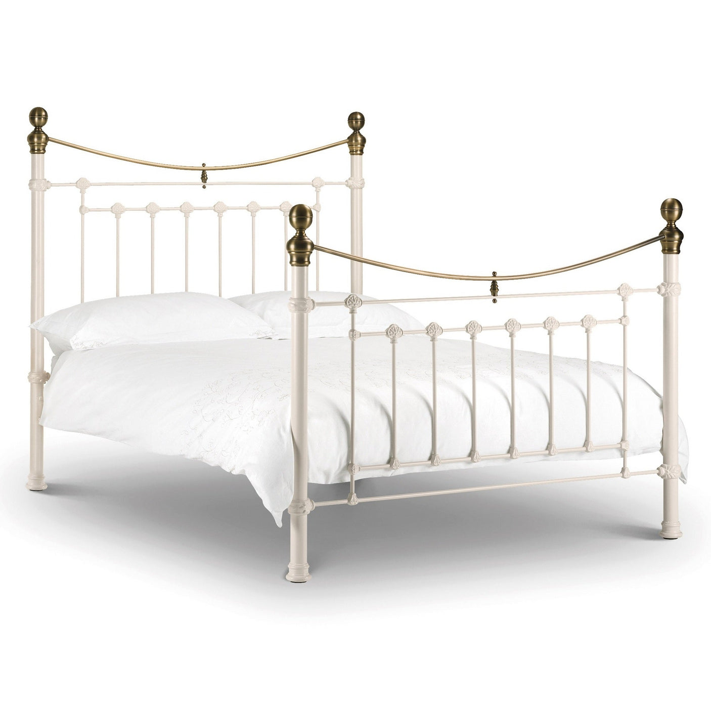 Victoria Bed - White / King - VIC003