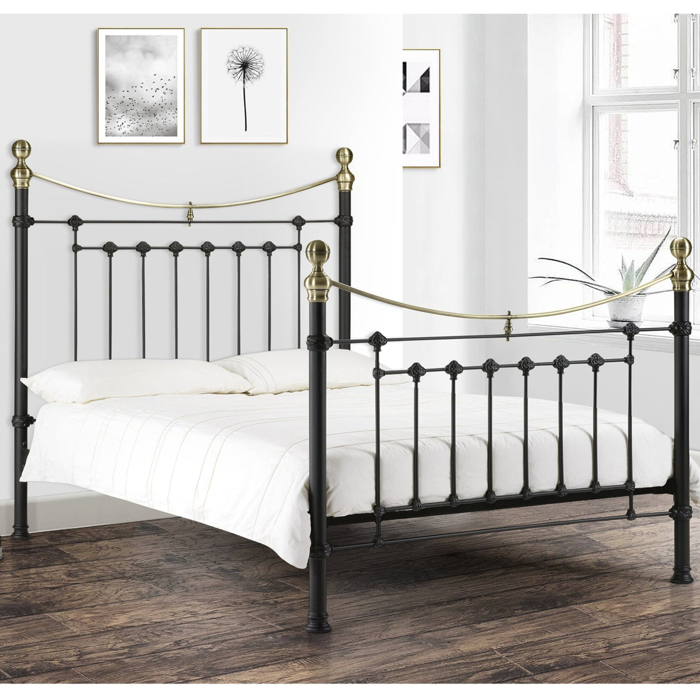 Victoria Bed - Black / King - VIC006