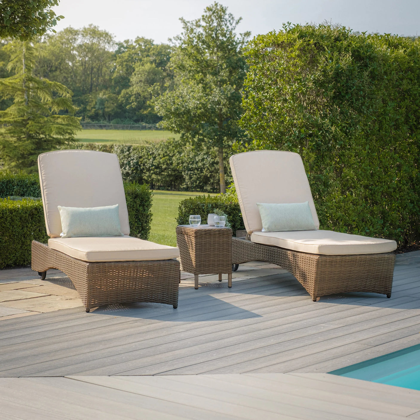 Winchester 3pc Sunlounger Set - Ceramic Top
