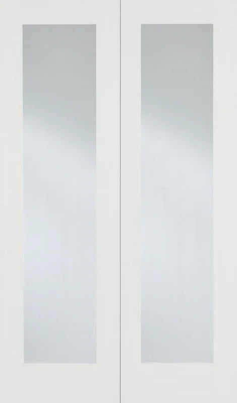 White Pattern 20 Glazed Pair - White - 1981 x 914 (36") x 40mm