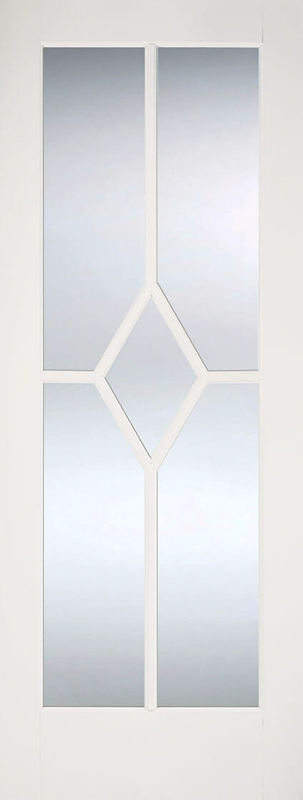 White Reims Glazed - White - 1981 x 686 (27") x 35mm