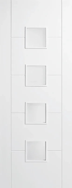 White Vancouver Glazed 4L Frosted - Standard - 1981 x 686 (27") x 35mm