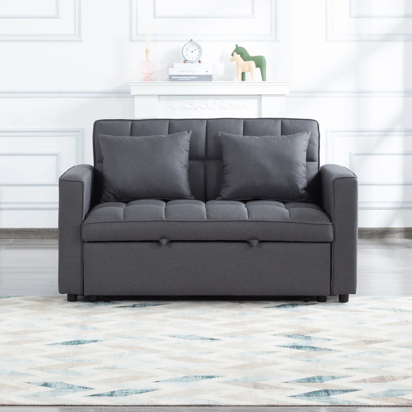 Luna - Sofa Bed - Grey - Image 3
