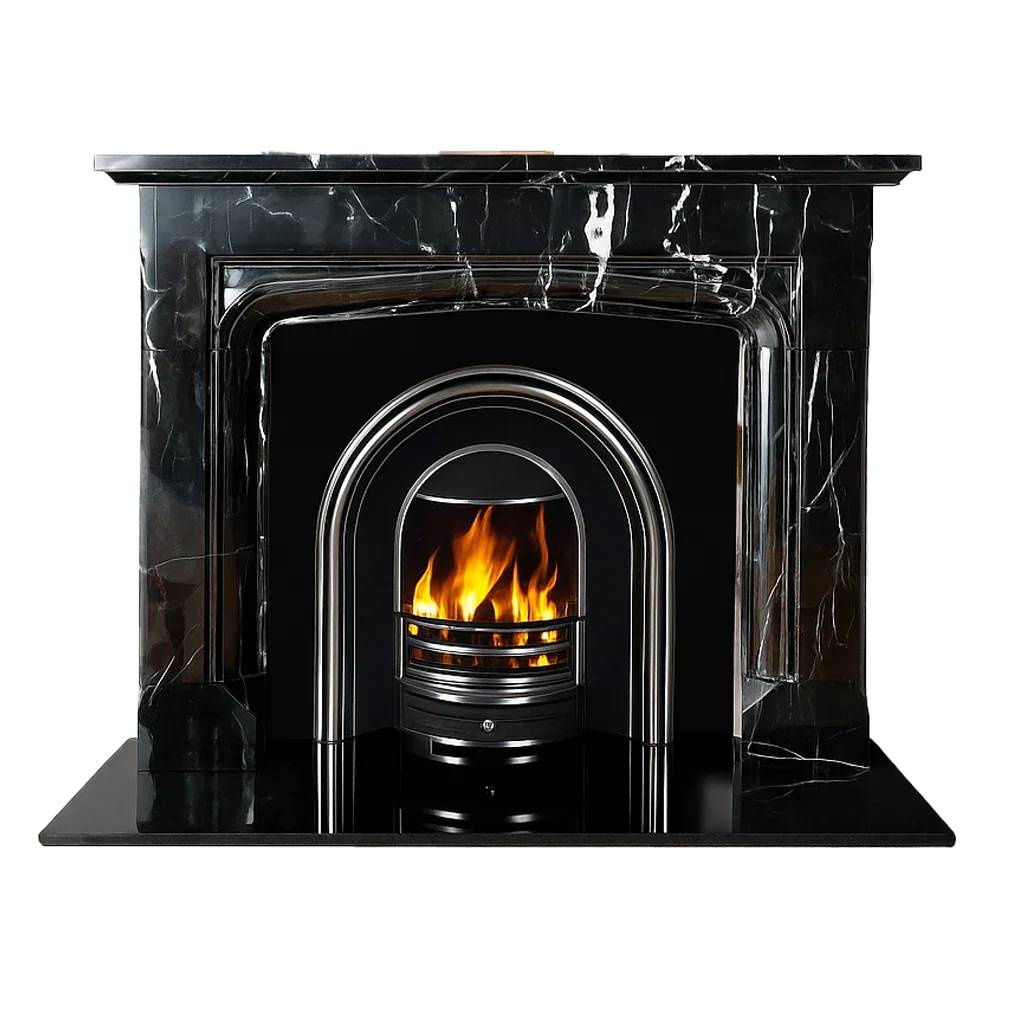 12 Fireplaces 60 Alexander Polished Nocturnal Moon