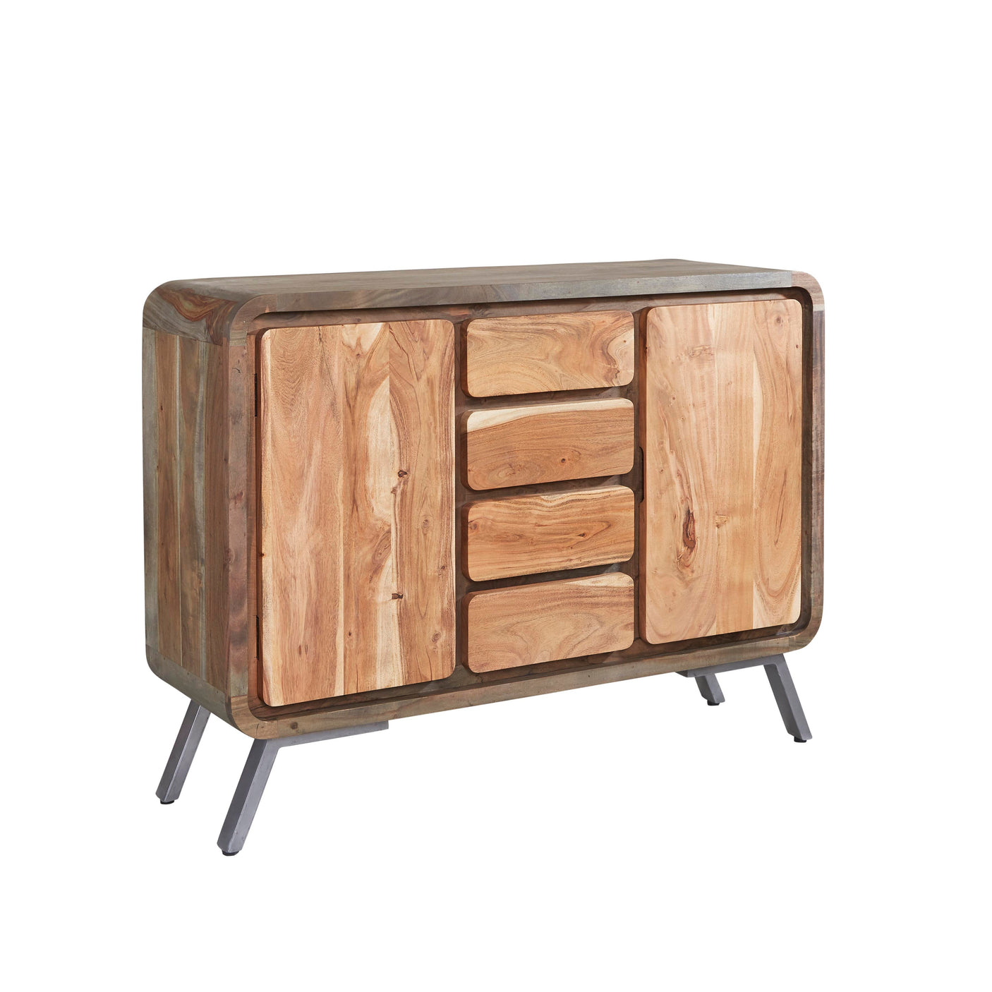 Aspen Large Sideboard made from reclaimed metal and wood