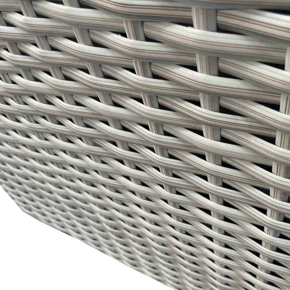 Bexley Grey Rattan Fire Pit Corner Sofa Set – Multi-Piece with Benches