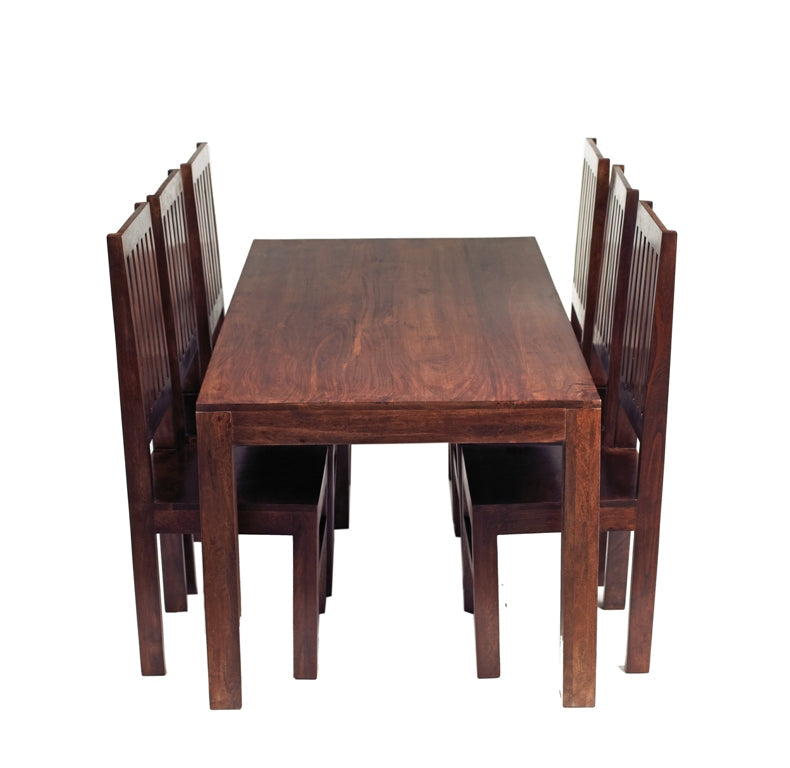 Toko Dark Mango Large Dining Table 180cm, solid hardwood design