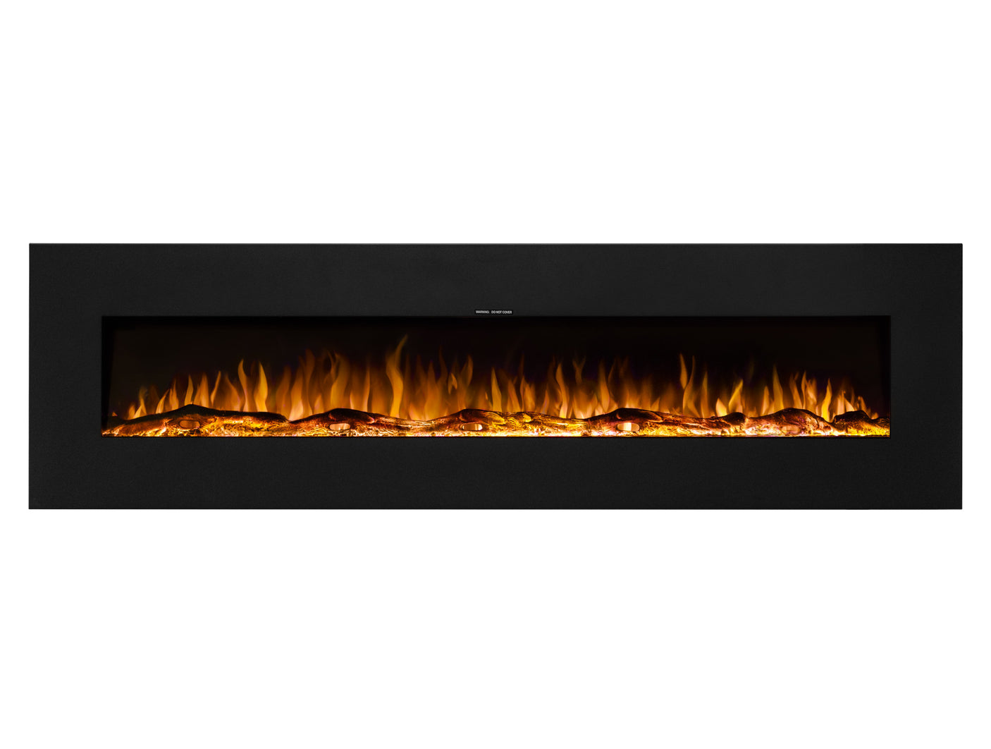 Ezee Glow 72" Zara XL Metal Wall Hung Fire