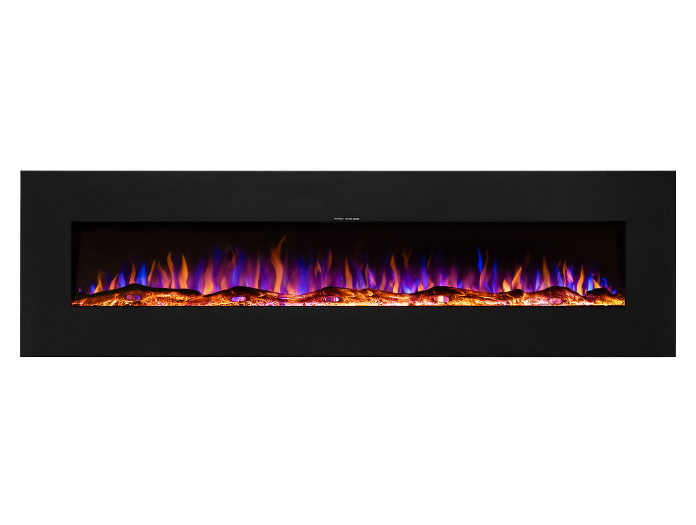 Ezee Glow 72" Zara XL Metal Wall Hung Fire