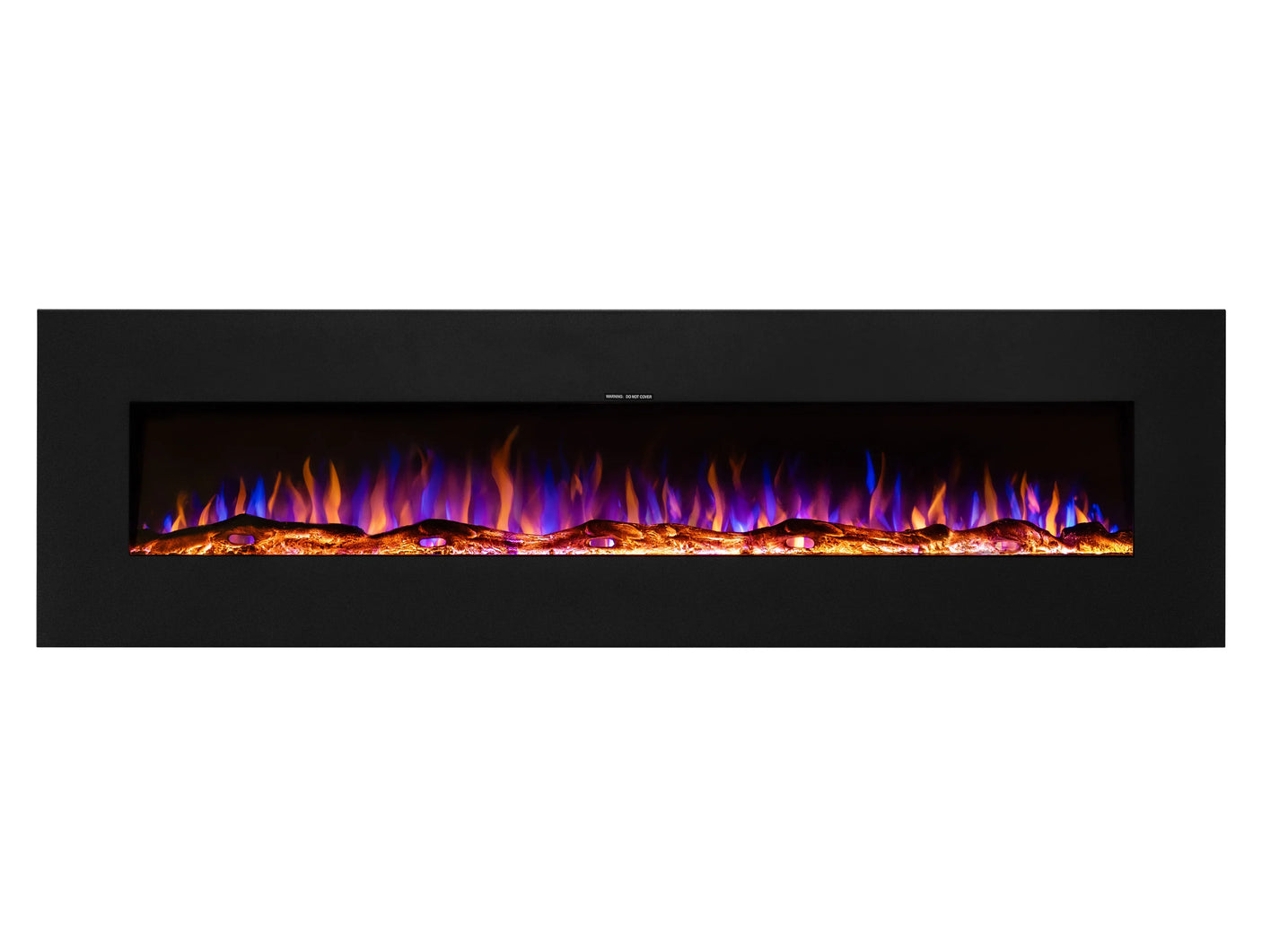 Ezee Glow 72" Zara XL Metal Wall Hung Fire