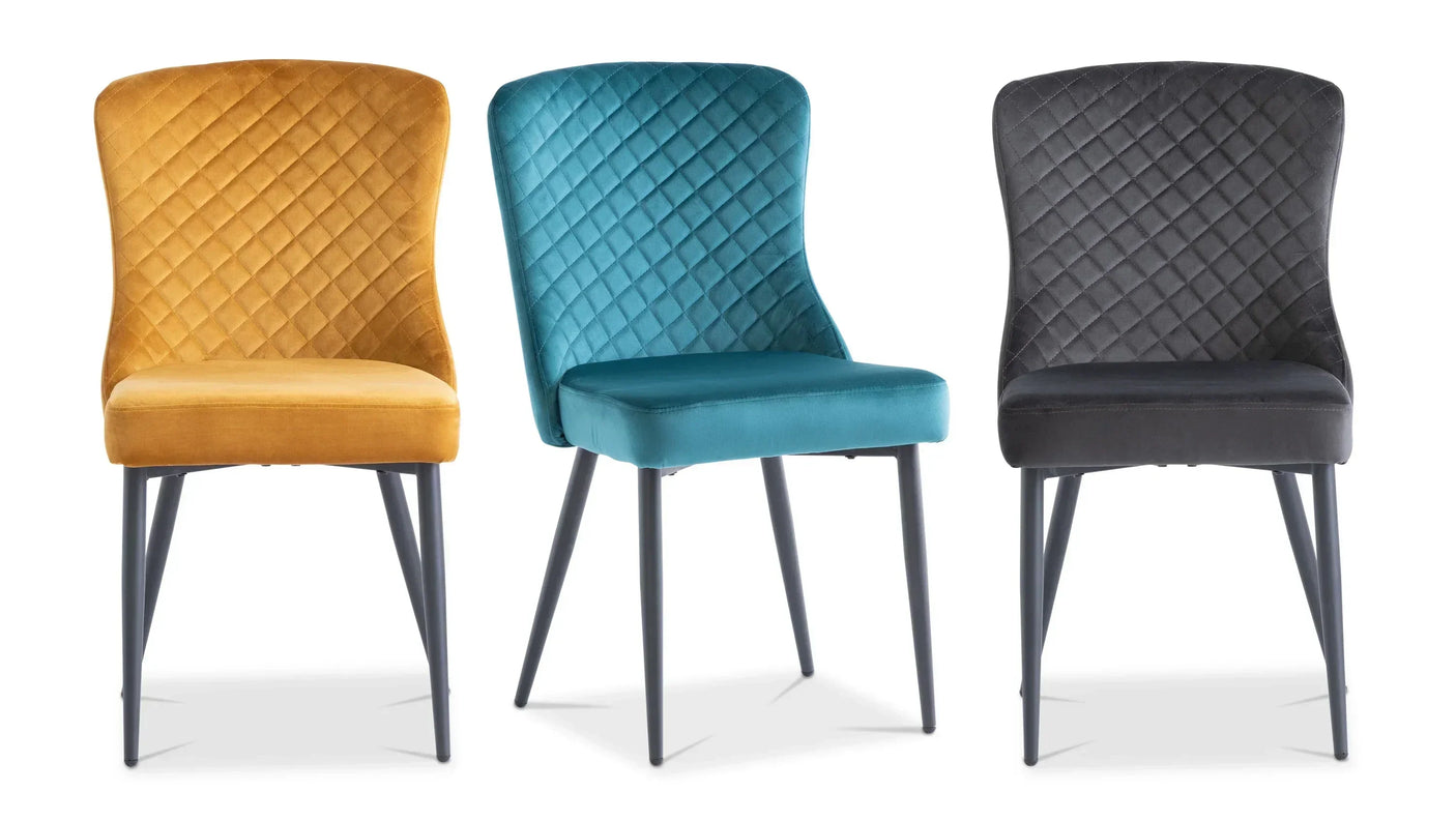 Elegant Peacock Velvet Dining Chair for Stylish Dining Rooms